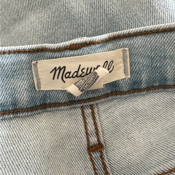Madewell Women's Mid-Rise Classic Straight Jeans Knee-Rip Edition - Picture 9 of 15